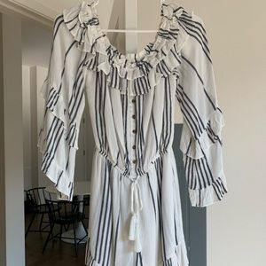 American Eagle strip romper